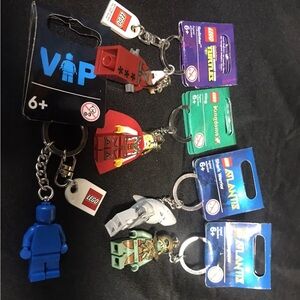 LEGO Bundle Of 5 Keychain Minifigures Brand New Minifig Keychains